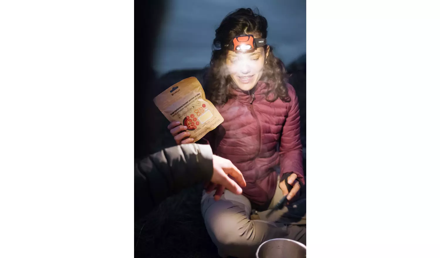 Decathlon Usb Rechargeable Headlamp - 600 Lumens - Red