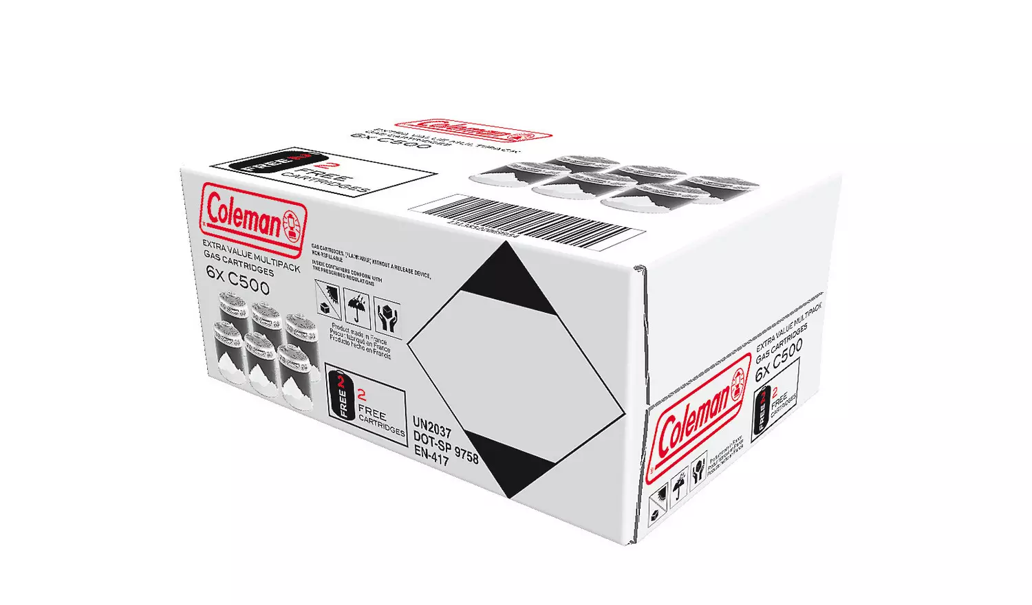 Coleman Value C500 Gas Cartridge - Set of 6