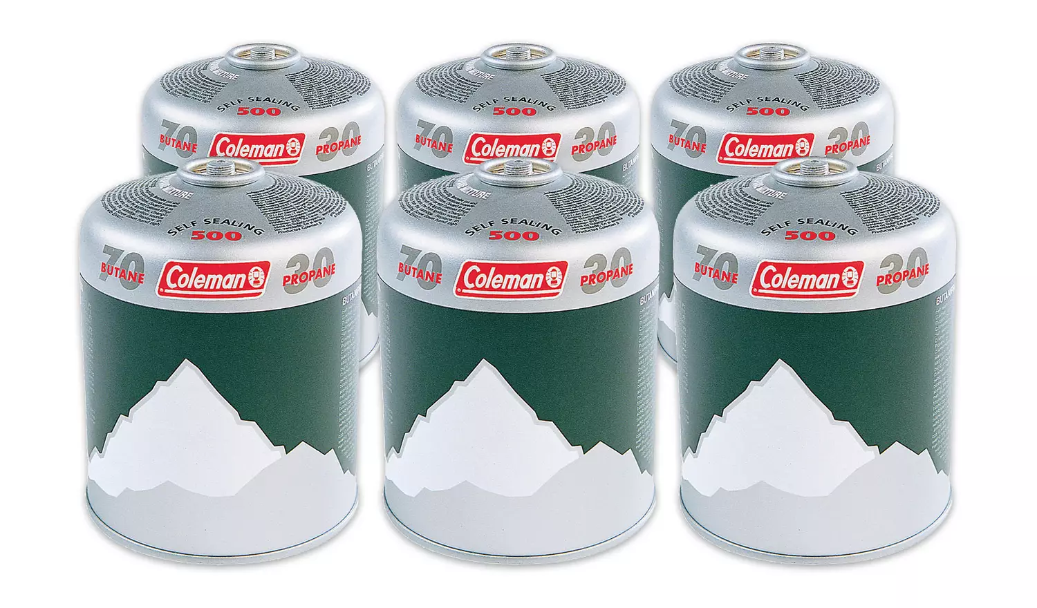 Coleman Value C500 Gas Cartridge - Set of 6
