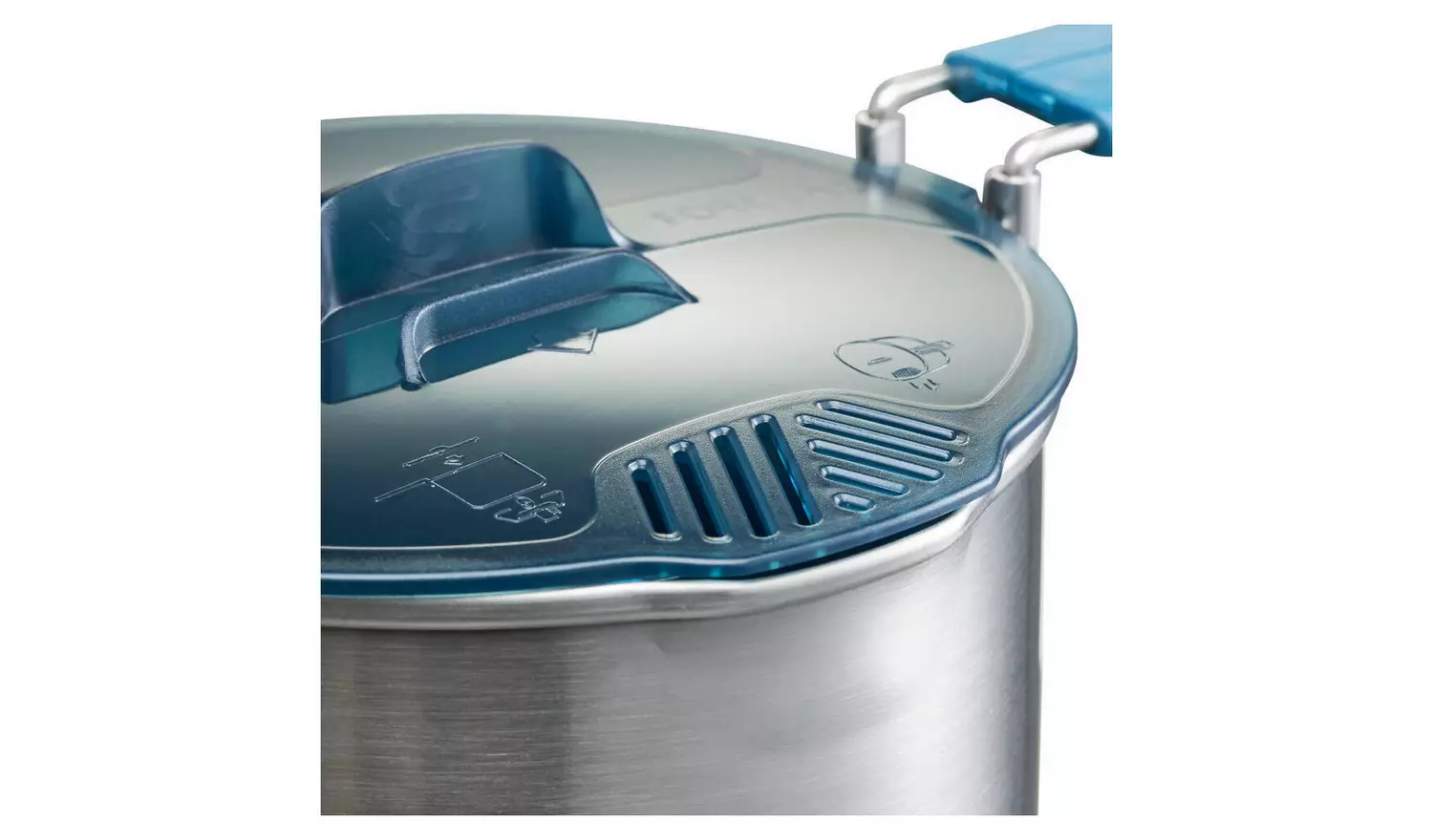 Decathlon Stainless Steel Trekking Cookset - 2-Person