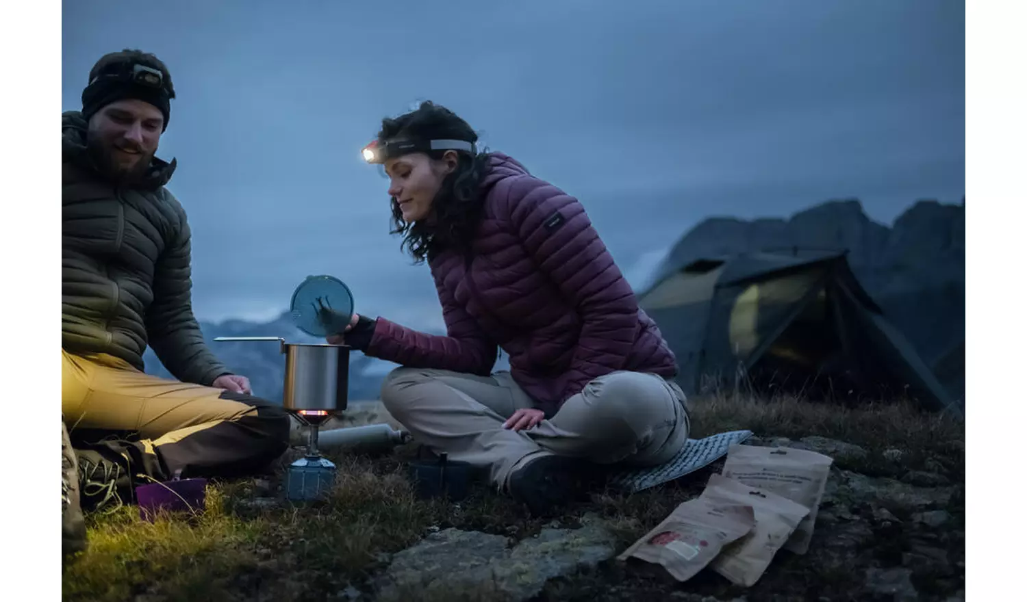 Decathlon Stainless Steel Trekking Cookset - 2-Person