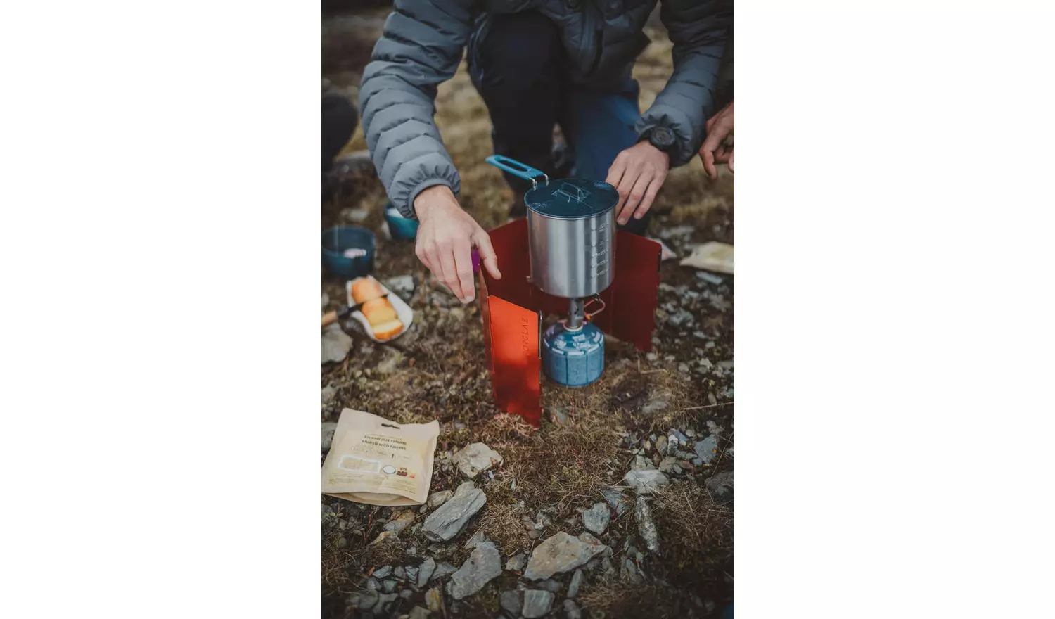 Decathlon Stainless Steel Trekking Cookset - 2-Person