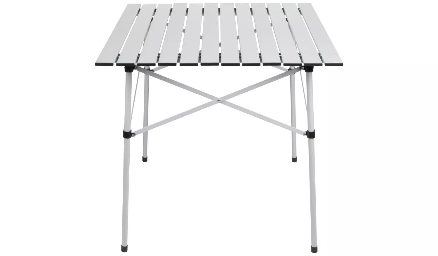 Aluminium Folding Camping Table with Slatted Top