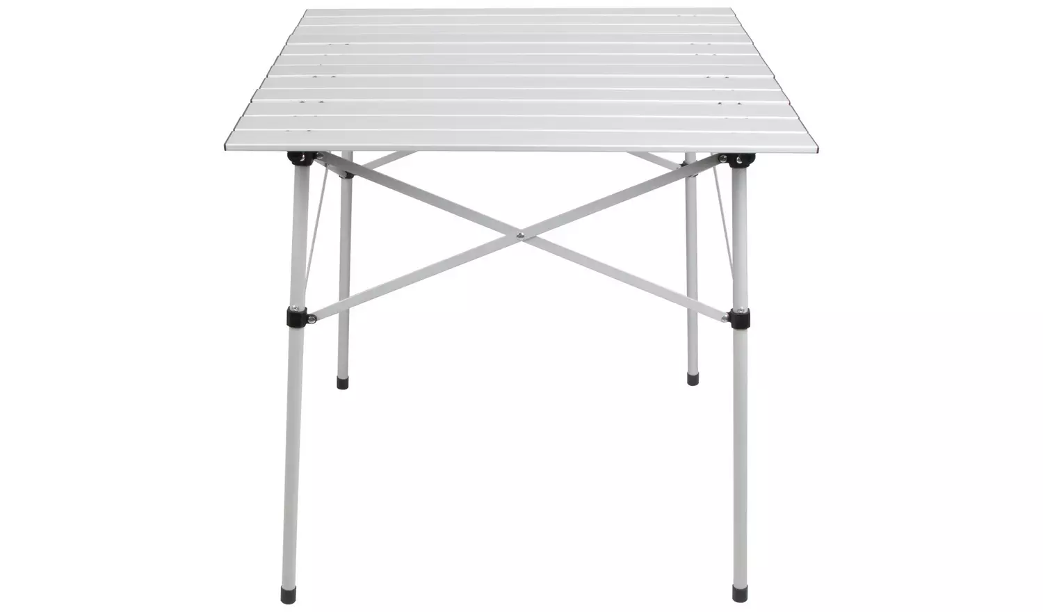 Aluminium Folding Camping Table with Slatted Top