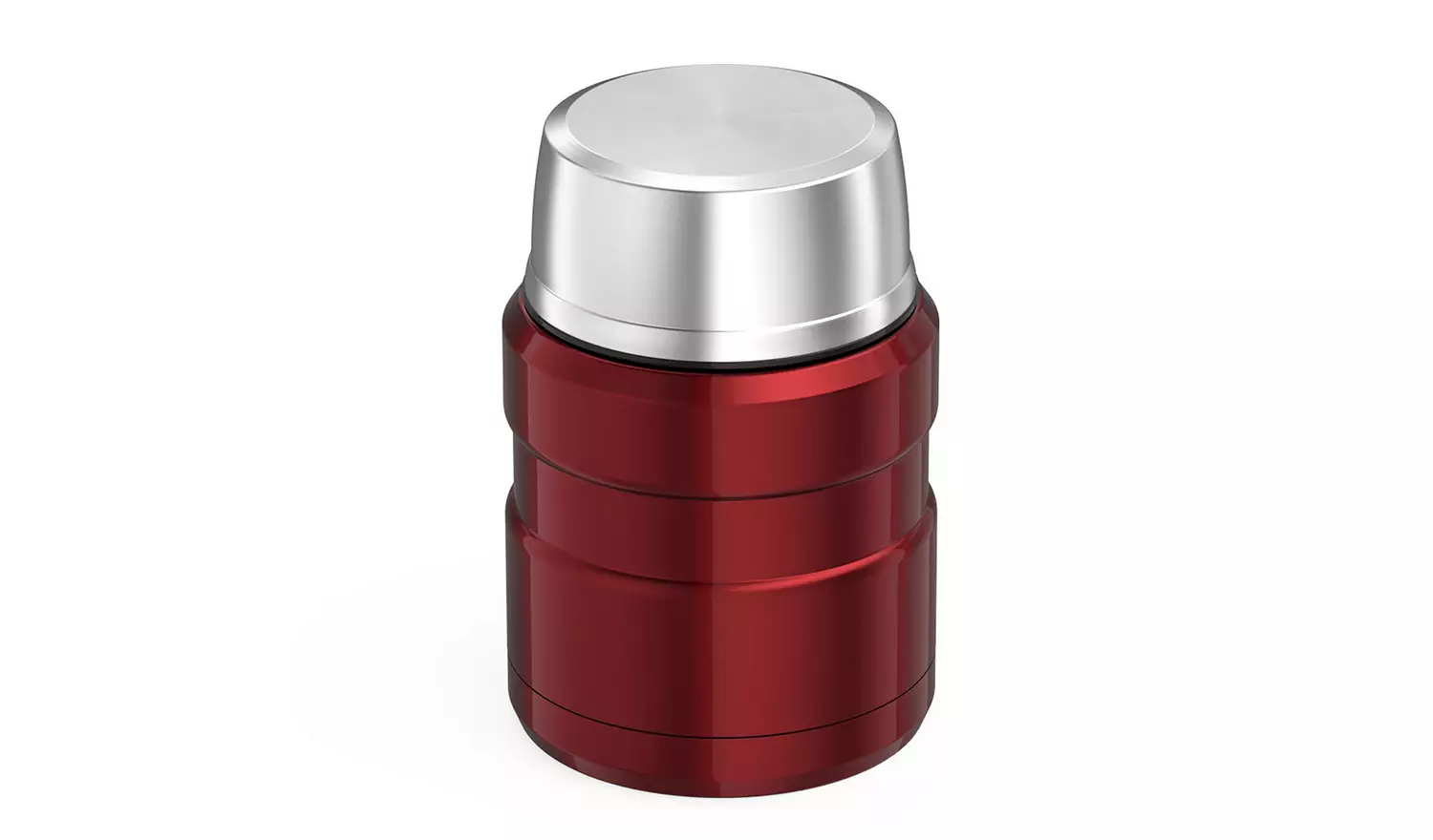 Thermos Stainless King Red Food Flask - 470ml