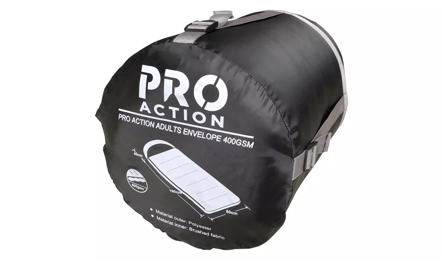 Pro Action 400GSM Adults Envelope Sleeping Bag
