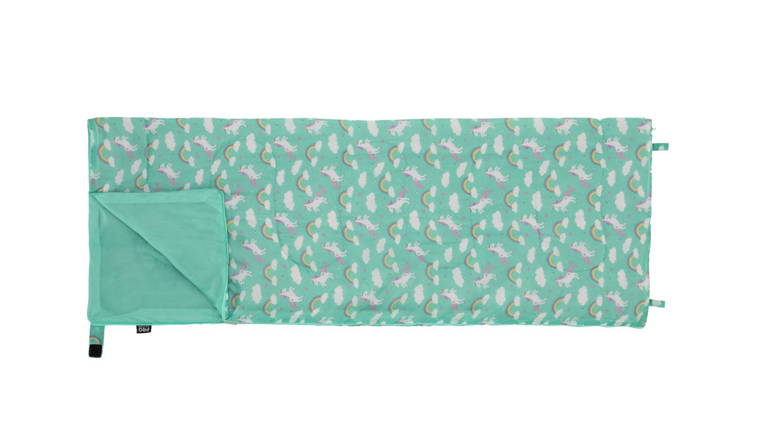 Pro Action 200GSM Kids Envelope Unicorn Sleeping Bag