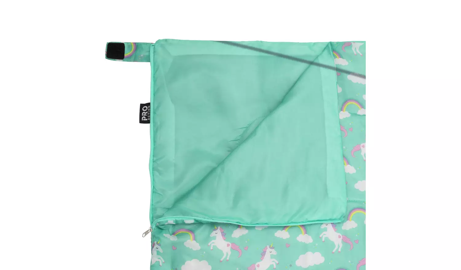Pro Action 200GSM Kids Envelope Unicorn Sleeping Bag