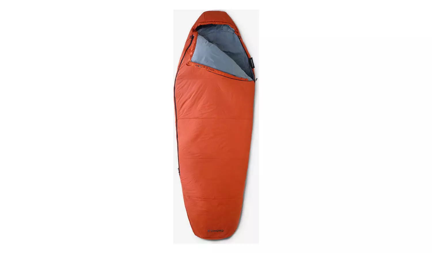 Decathlon MT500 10°C Twin Trekking Sleeping Bag M - Orange