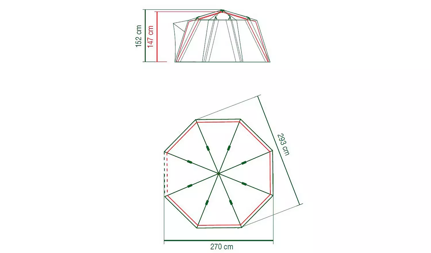 Coleman OctaGo, 3 Person Octagon Glamping Tent