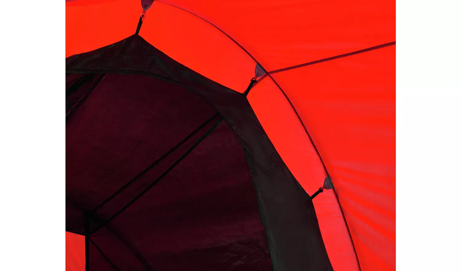 Pro Action 6 Person 3 Room Tunnel Camping Tent