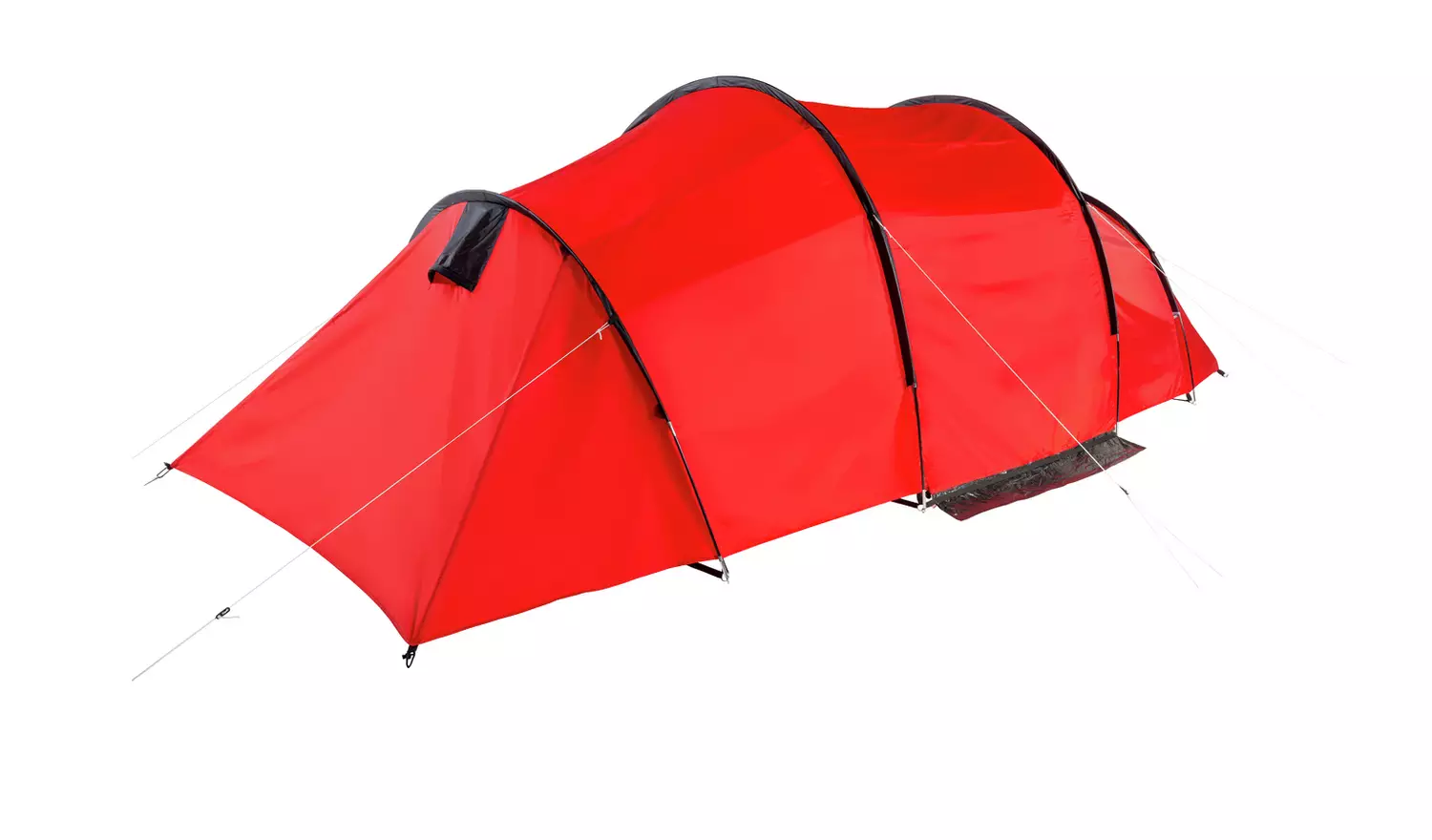 Pro Action 6 Person 3 Room Tunnel Camping Tent