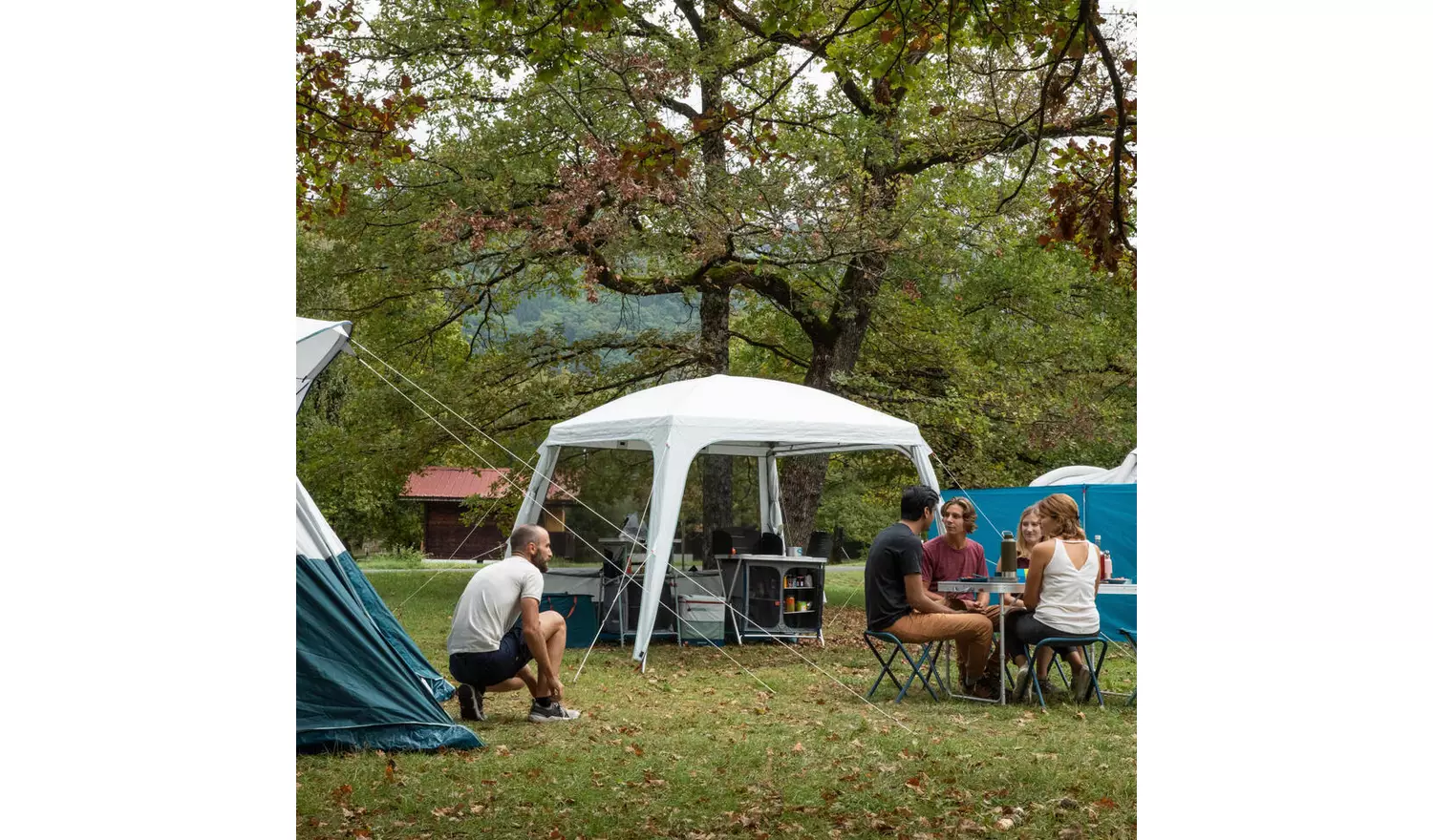 Decathlon Camping Living Room With Poles - 10-Person