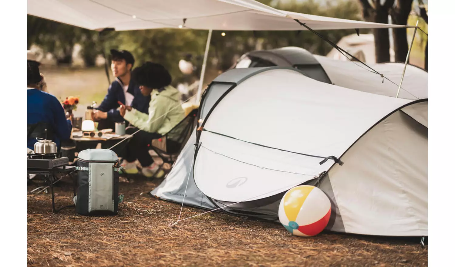 Decathlon 2 Person 2 Seconds Xl Fresh&Black