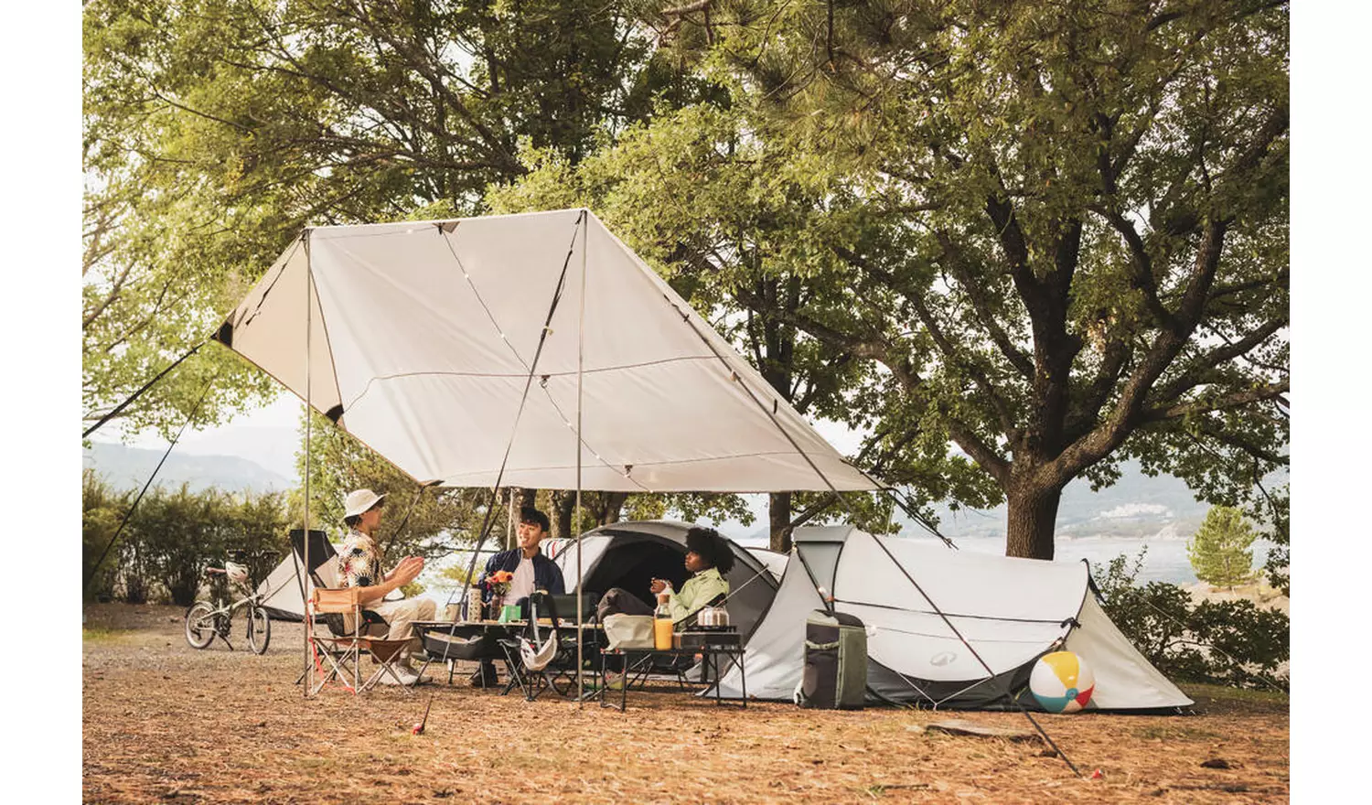 Decathlon 2 Person 2 Seconds Xl Fresh&Black