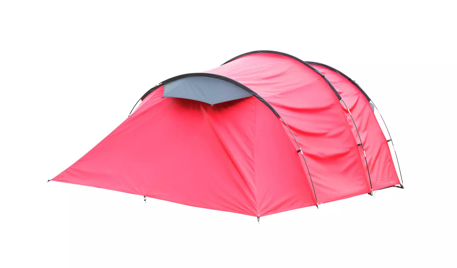 Pro Action 4 Person 1 Room Tunnel Camping Tent