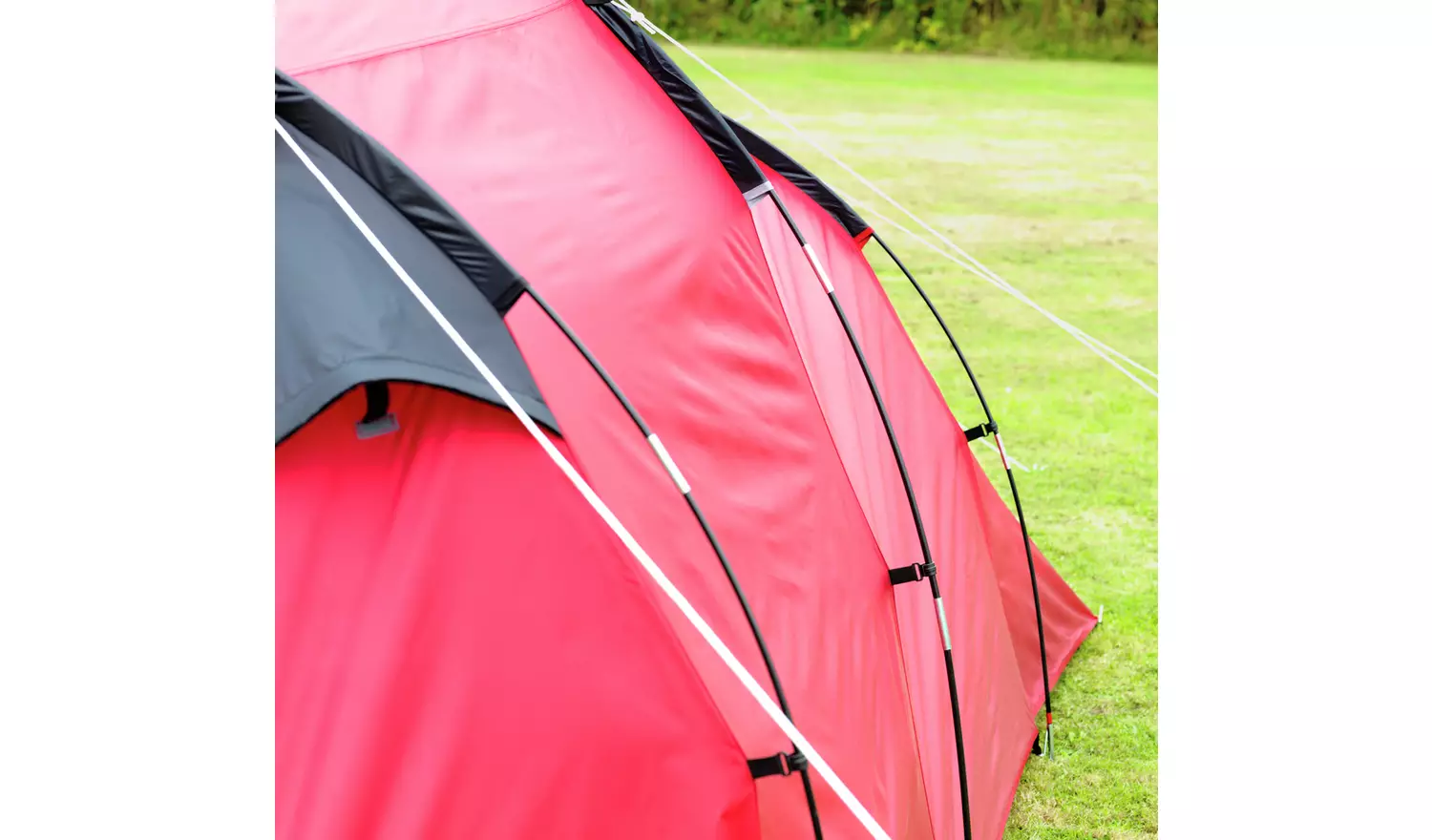 Pro Action 4 Person 1 Room Tunnel Camping Tent