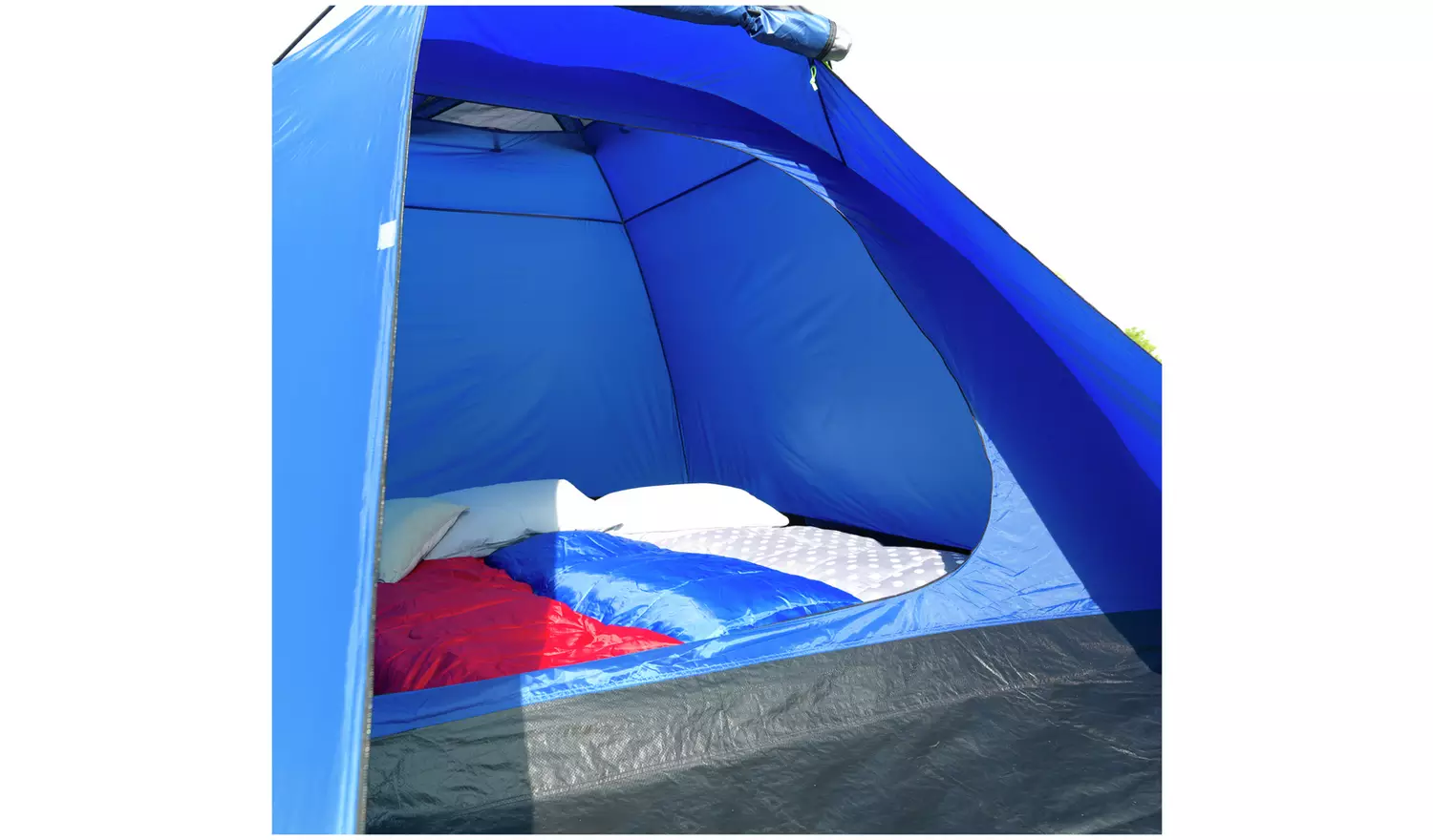 Pro Action 6 Person 1 Room Dome Camping Tent with Porch