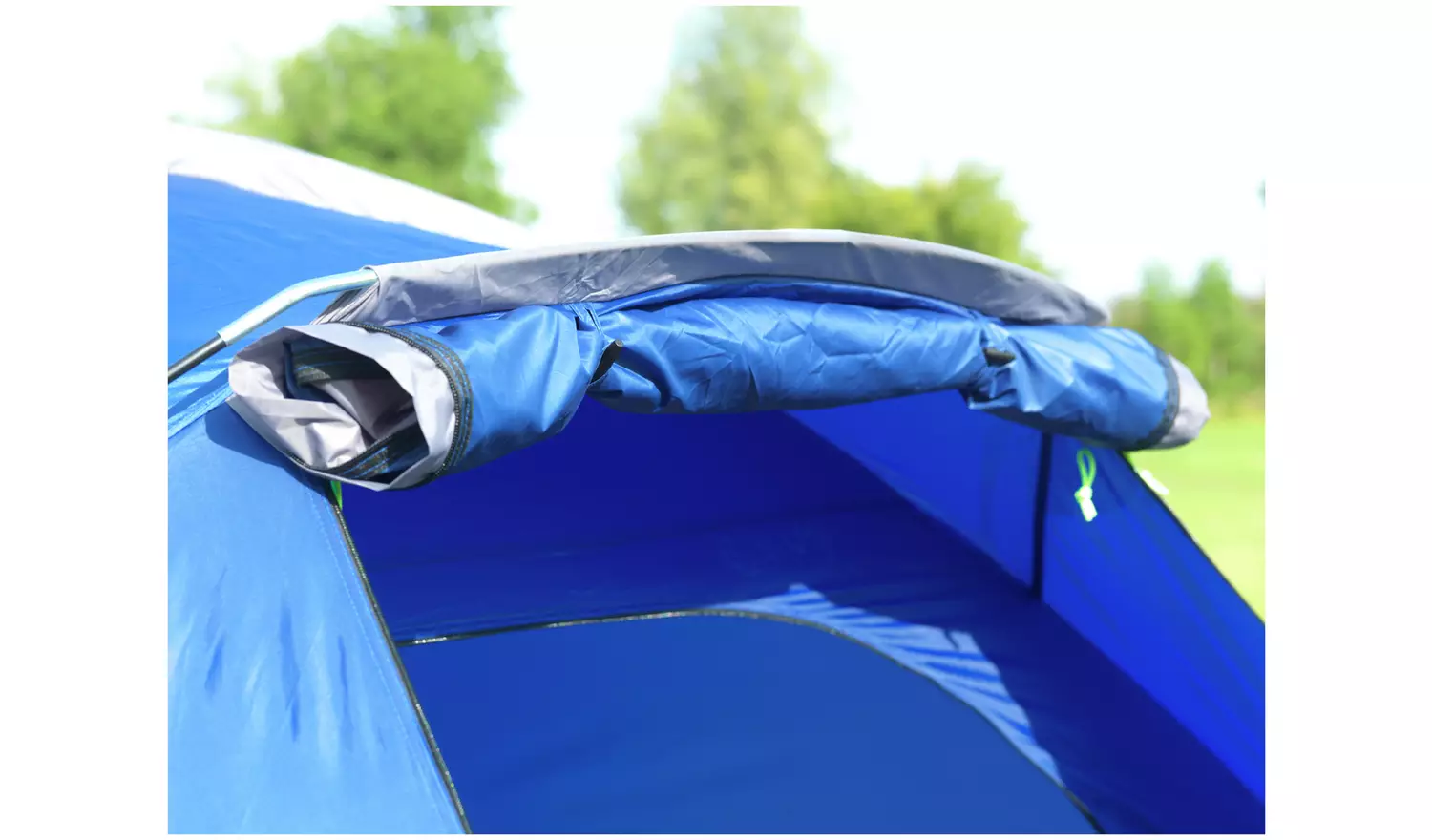 Pro Action 6 Person 1 Room Dome Camping Tent with Porch