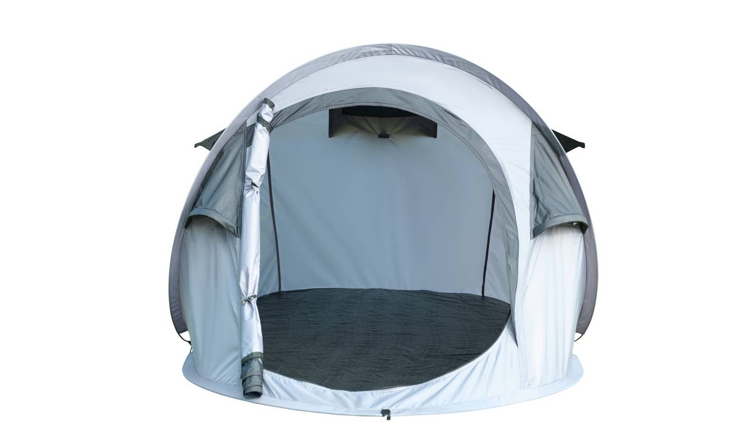 Pro Action 2 Person 1 Room Pop Up Camping Tent - Black