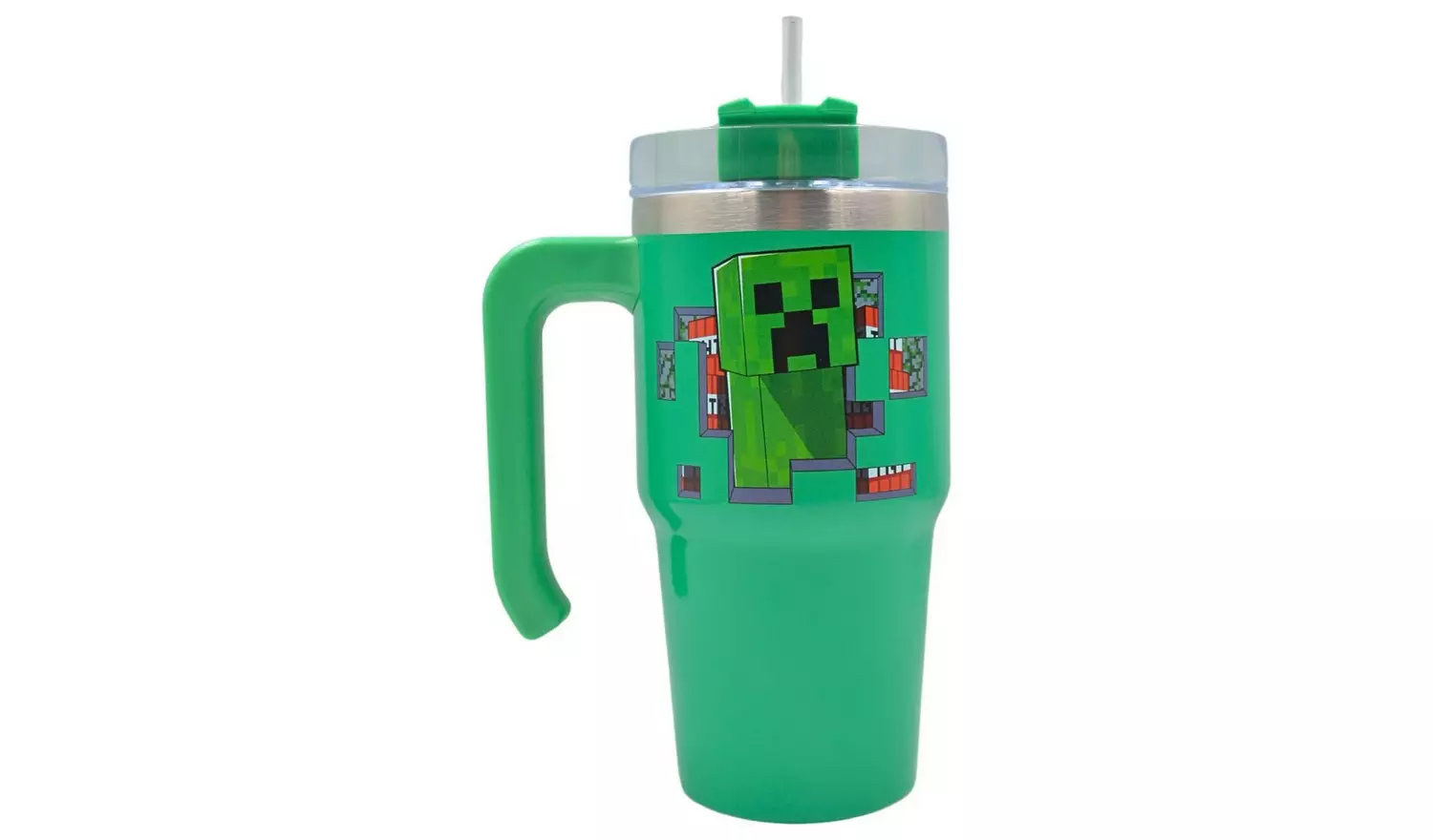 Hox Minecraft Green Travel Coffee Cup - 600ml