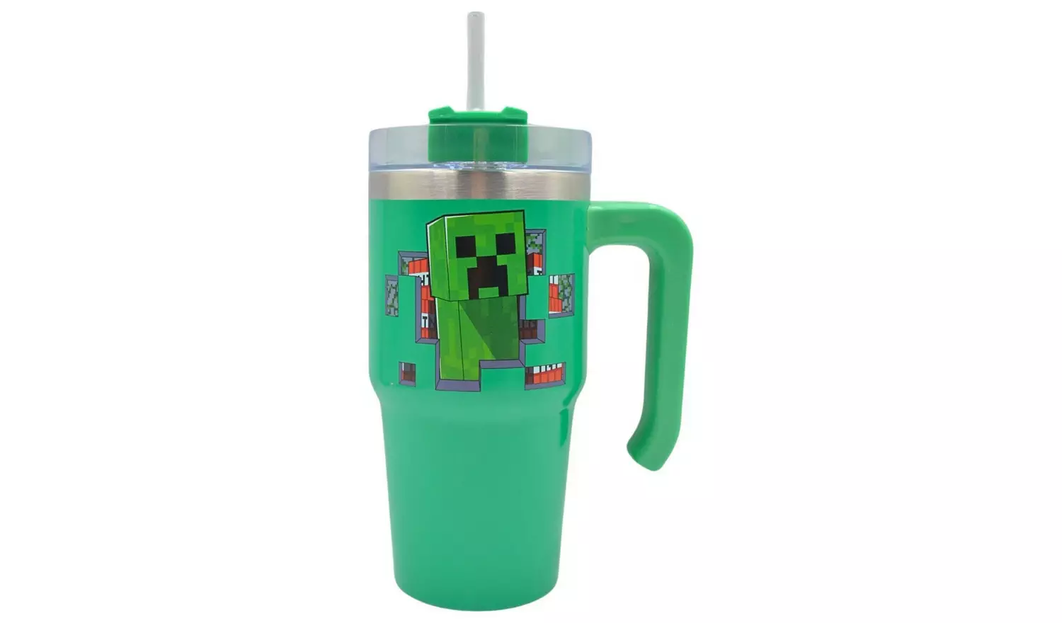 Hox Minecraft Green Travel Coffee Cup - 600ml
