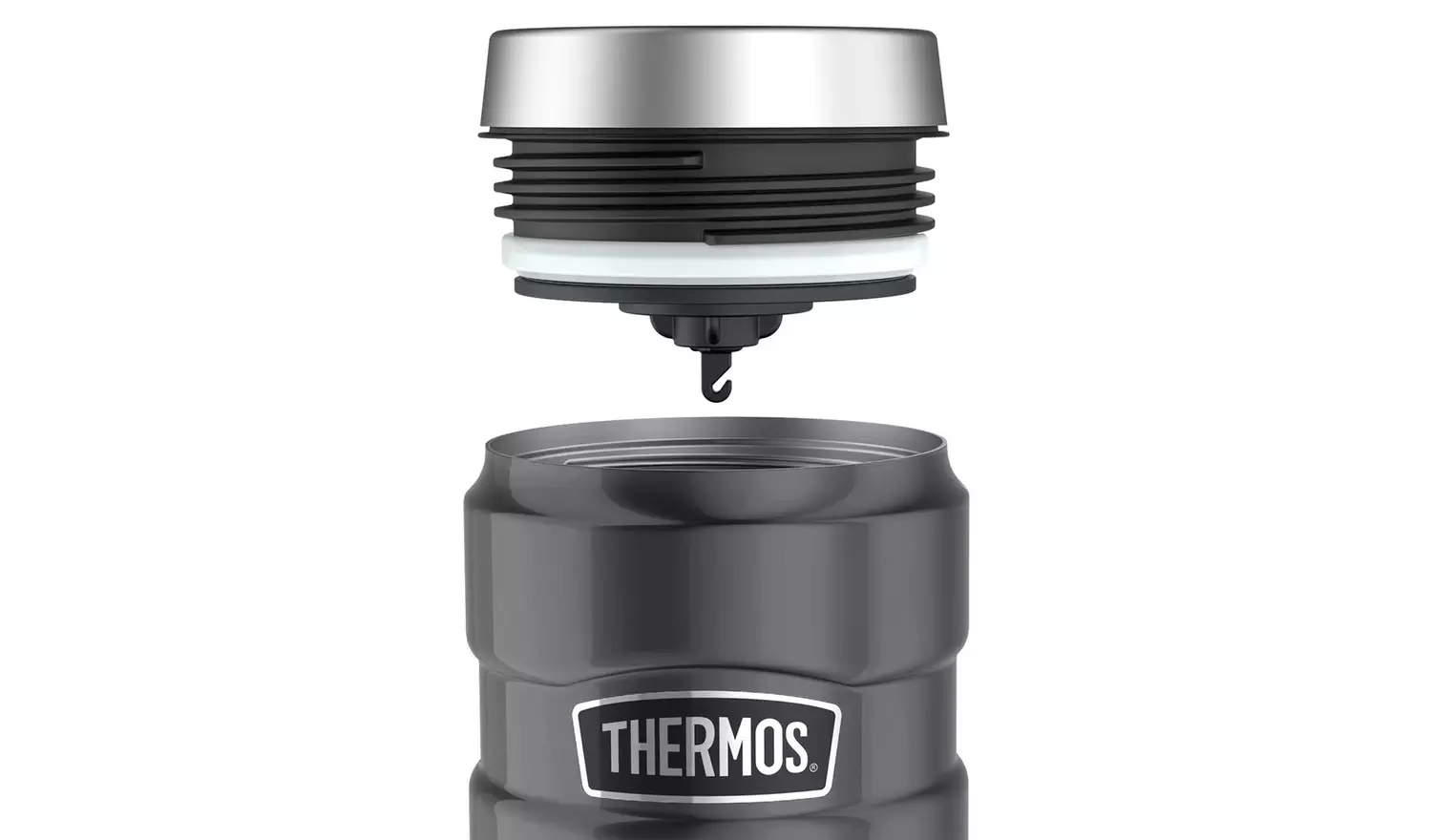 Thermos Stainless King Travel Tumbler 470ml - Gunmetal Grey