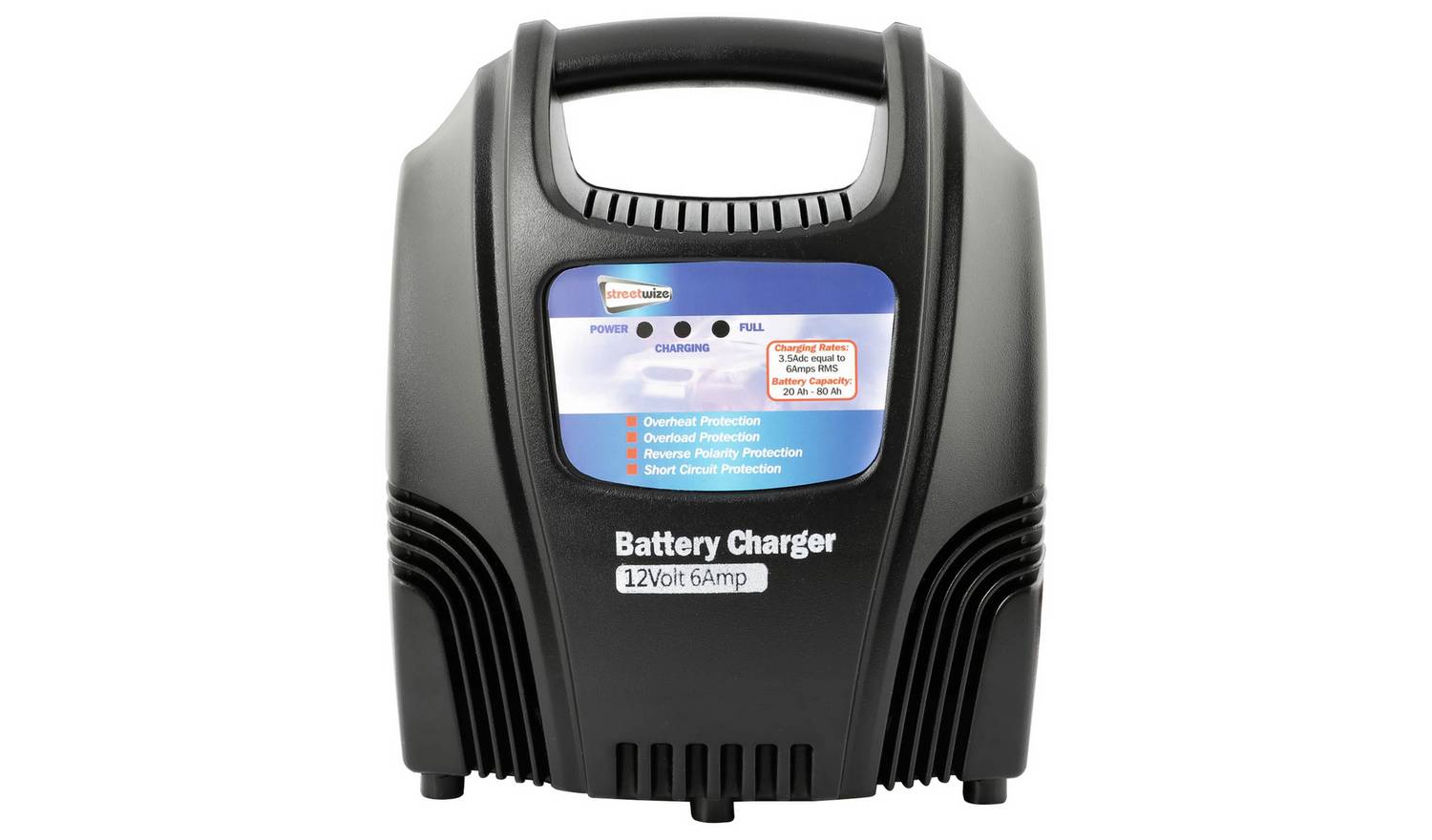 Streetwize 6 Amp 12V Battery Charger