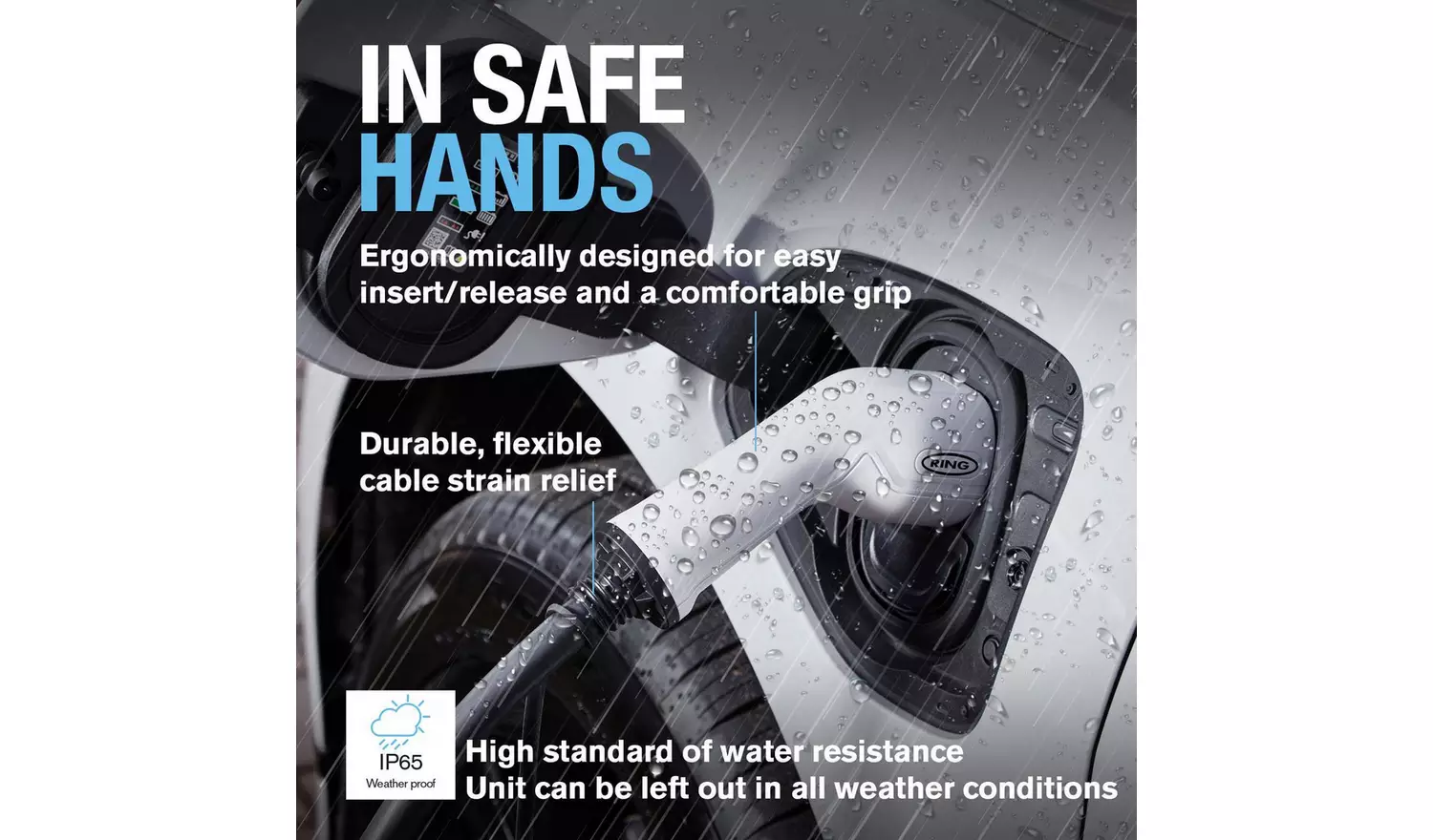 Ring Type 2 to Type 2 Single Phase 32A Charging Cable