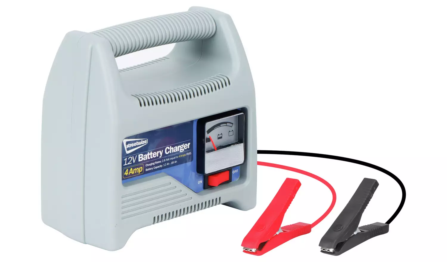Streetwize 4 Amp Heavy Duty Automatic 12V Battery Charger