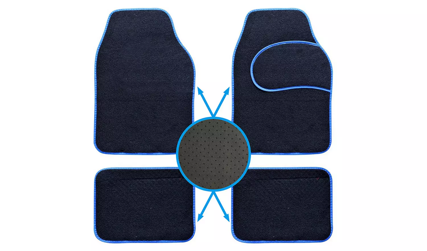 Streetwize Blue/Black Interior Car Set