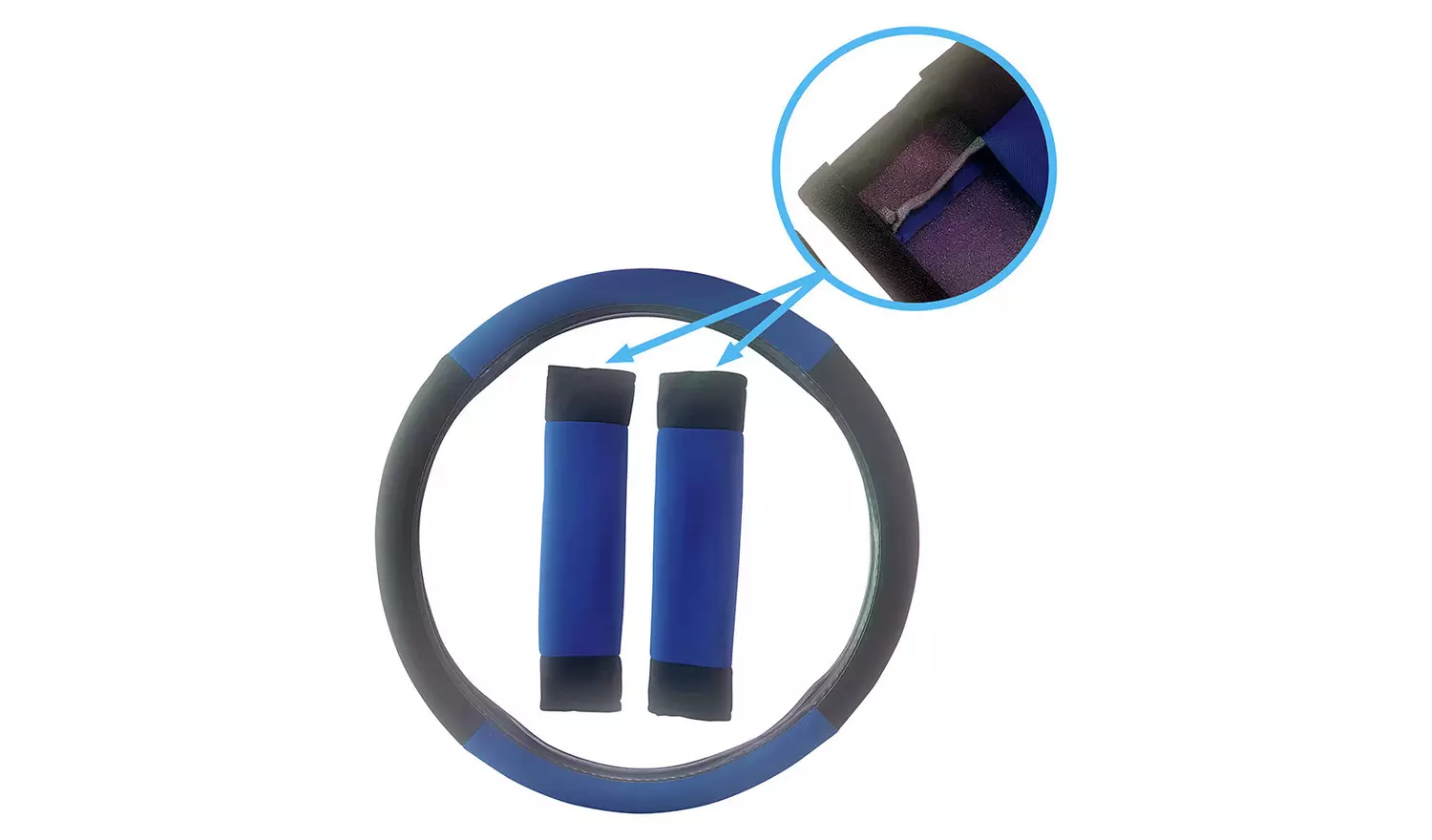 Streetwize Blue/Black Interior Car Set