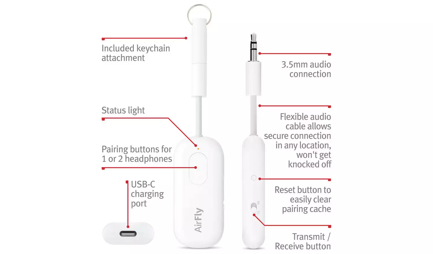 Twelve South AirFly Pro Bluetooth Transmitter