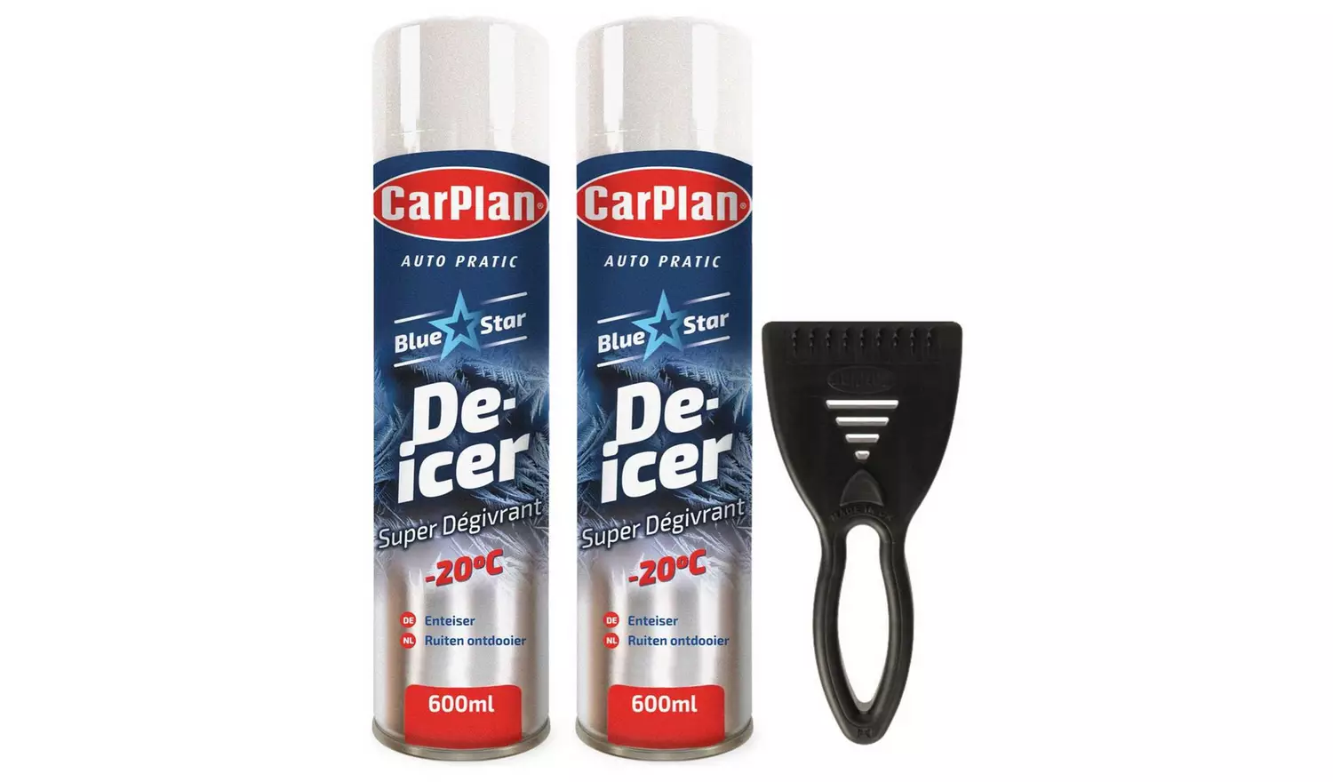 CarPlan Aerosol De-Icer Twin Pack