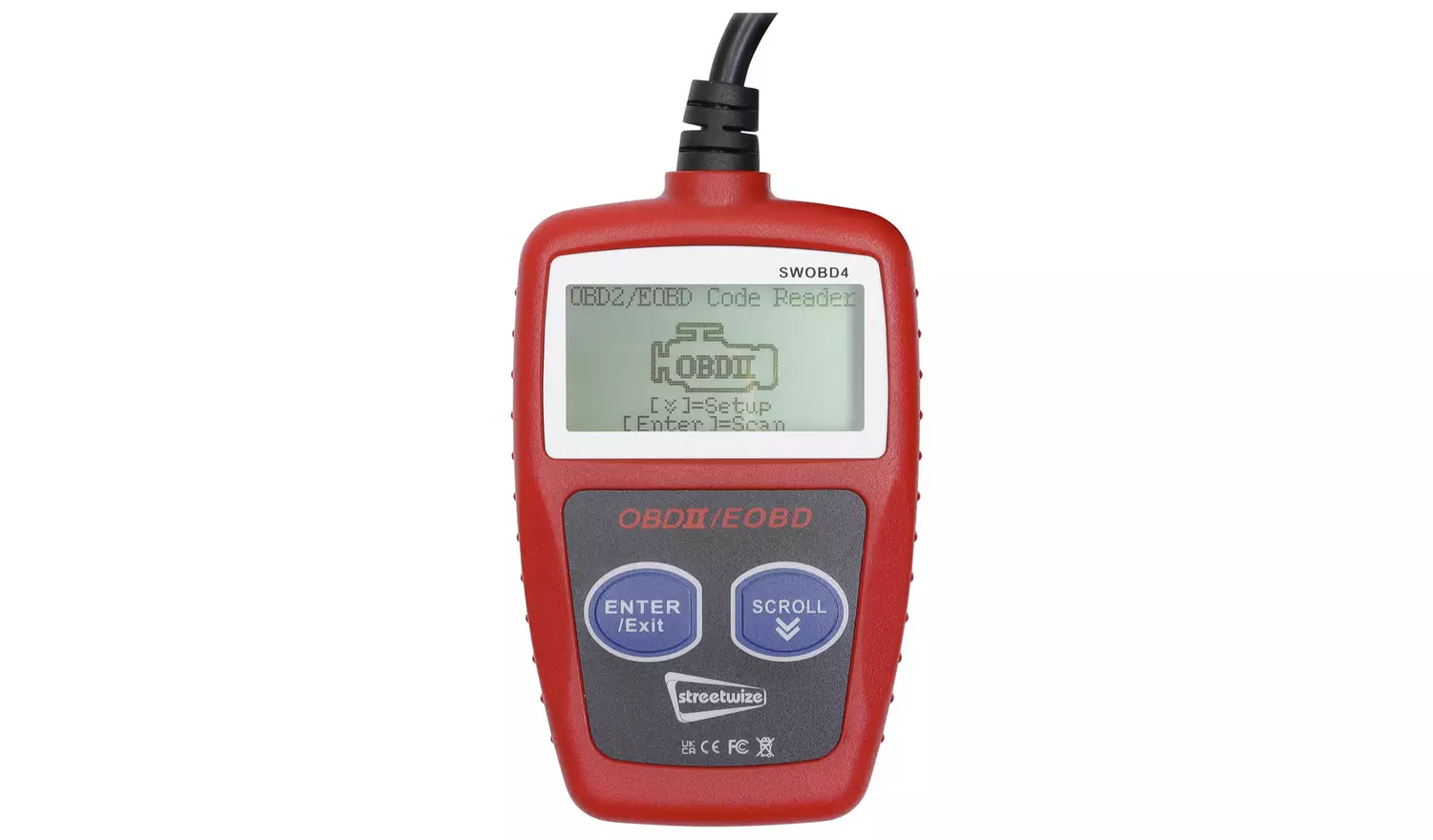 Streetwize Multilingual Diagnostic OBDII Code Reader