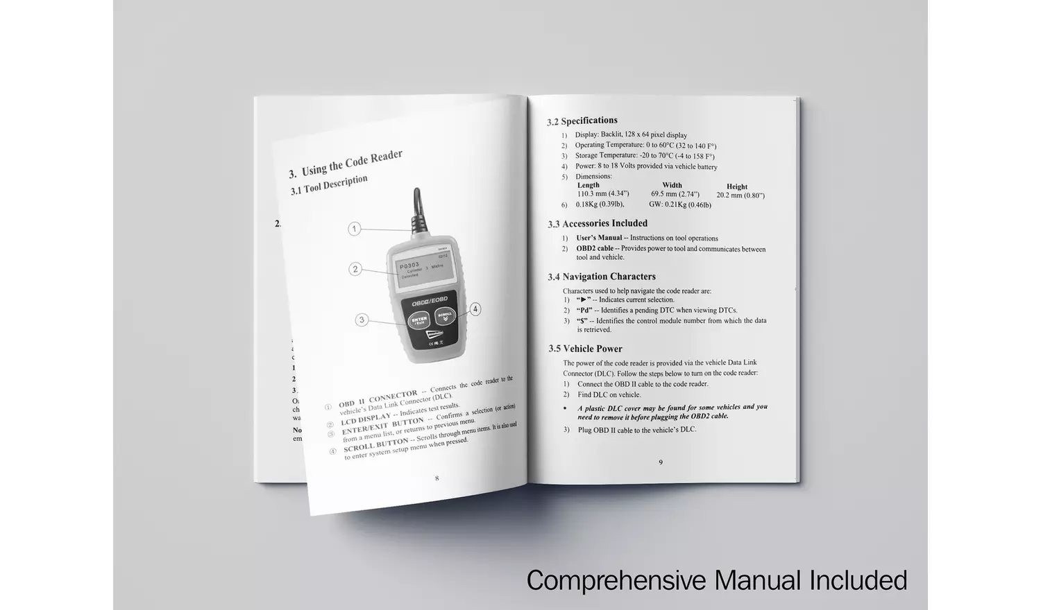 Streetwize Multilingual Diagnostic OBDII Code Reader