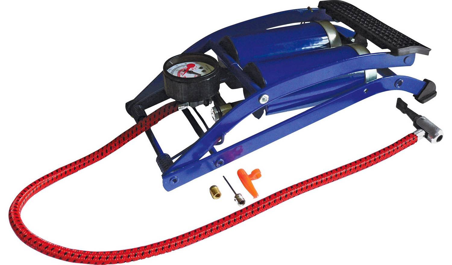 Simple Value Barrel Foot Pump - Double