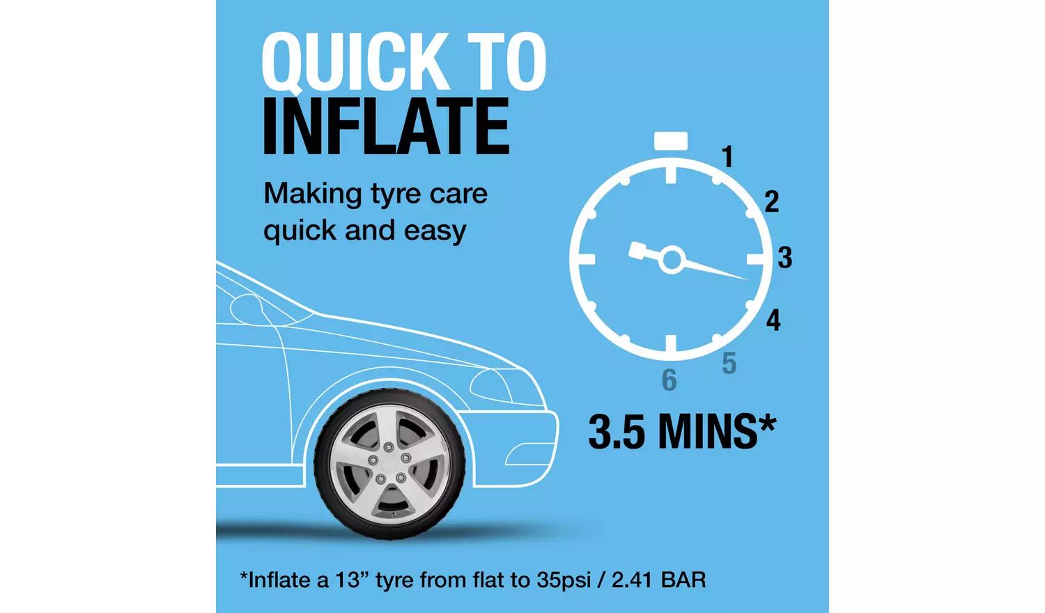 Ring RTC400 Digital Tyre Inflator With Light
