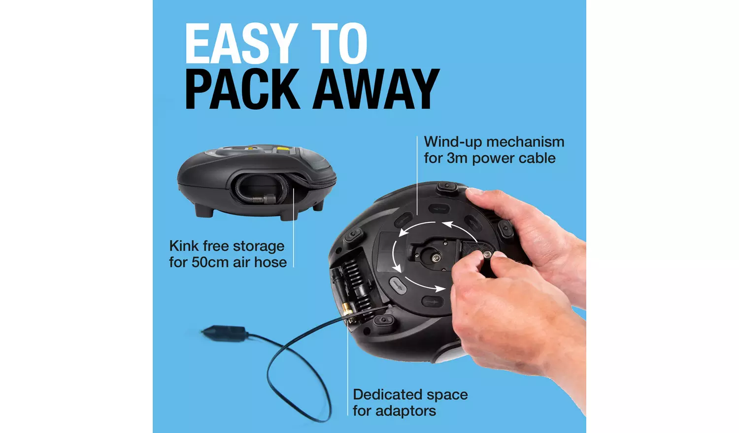 Ring RTC400 Digital Tyre Inflator With Light