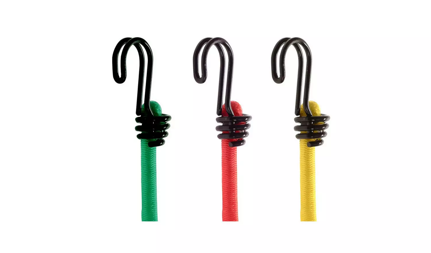 Master Lock 12 Piece Bungee Cord Set 4x60cm, 4x80cm, 4x100cm