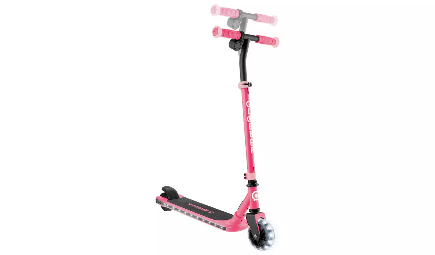 Globber E-motion 6 Kids Light Up Electric Scooter - Pink