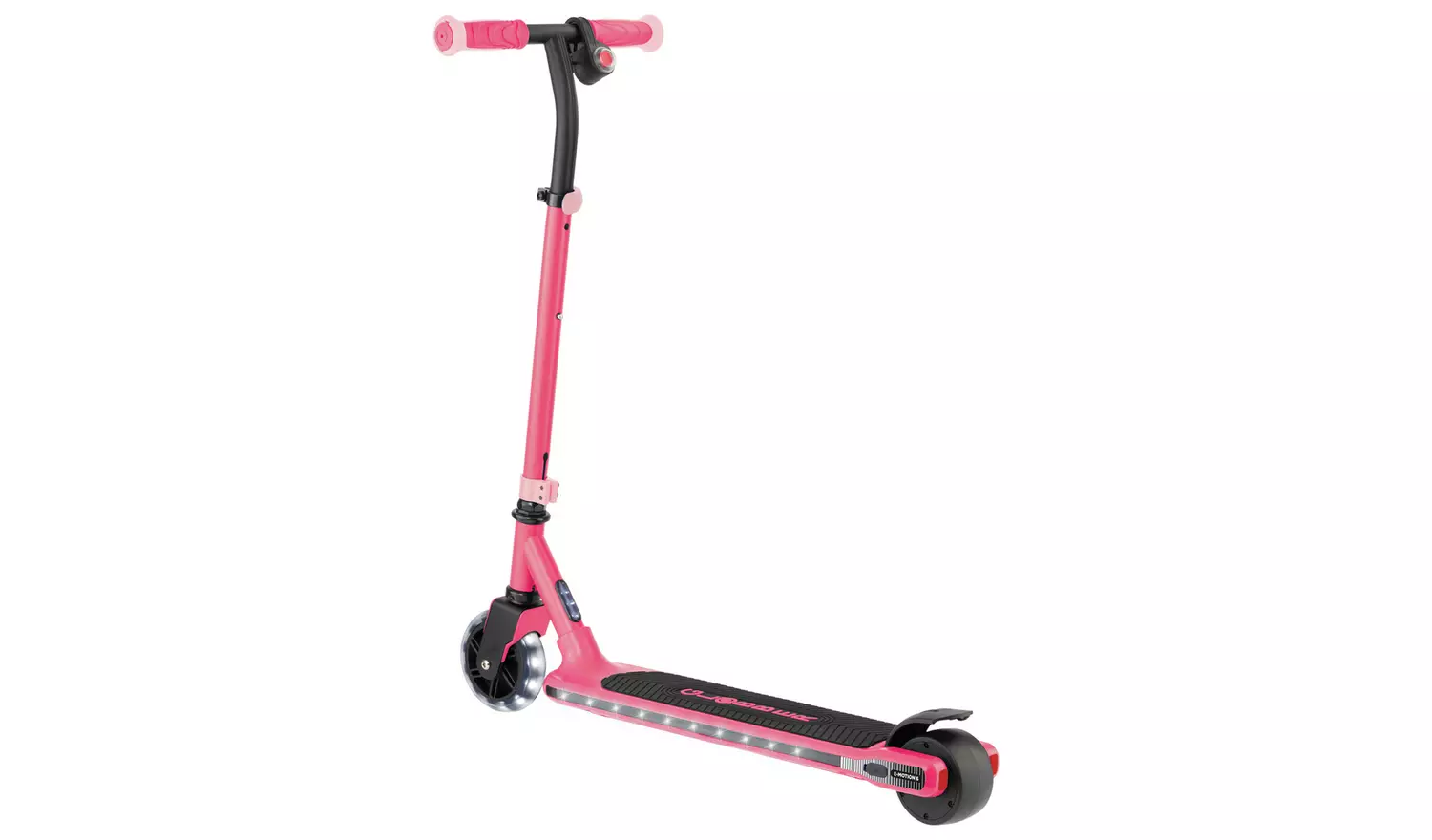 Globber E-motion 6 Kids Light Up Electric Scooter - Pink