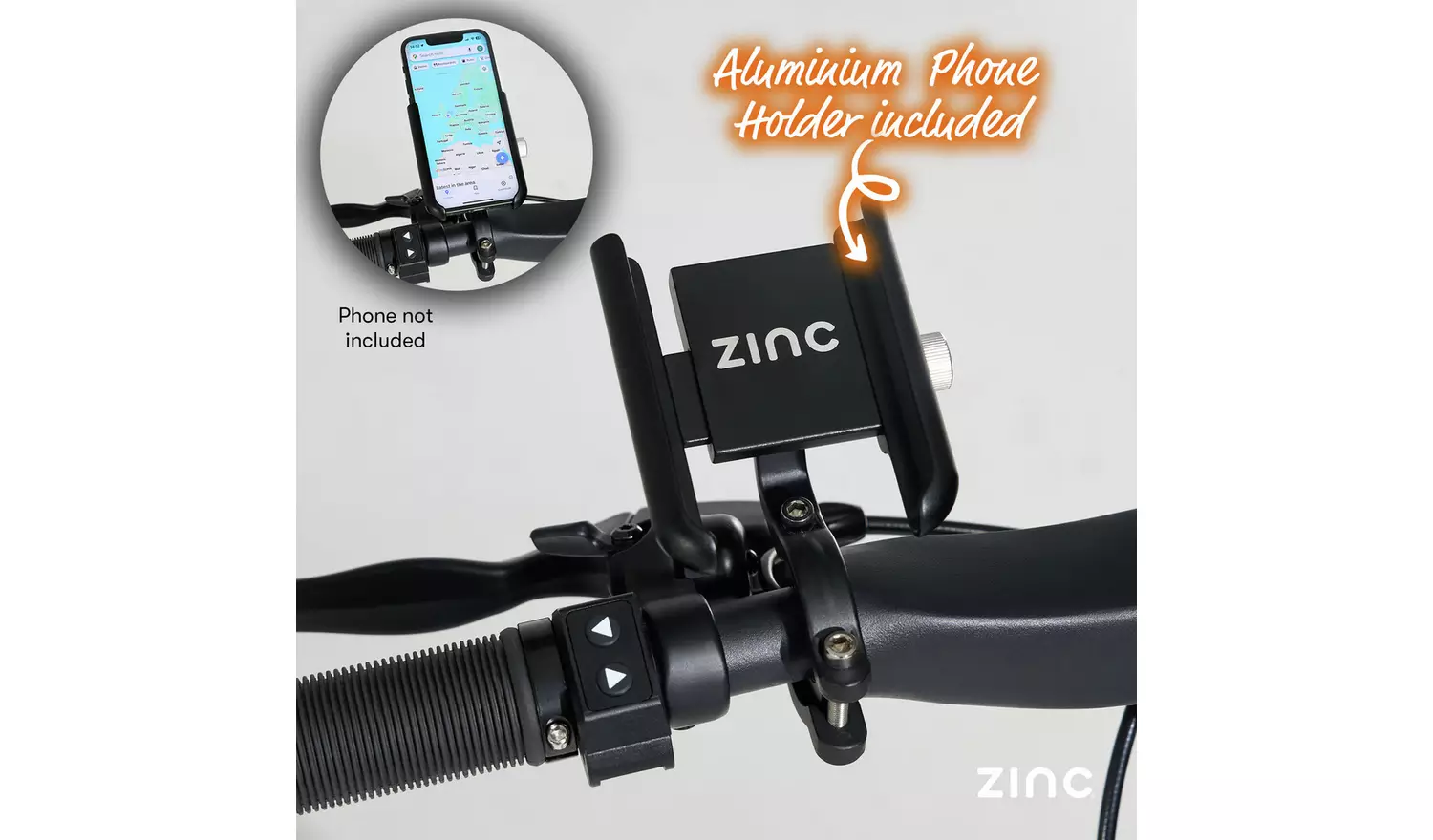 Zinc Velocity 2.0 500W Adult Folding Electric Scooter