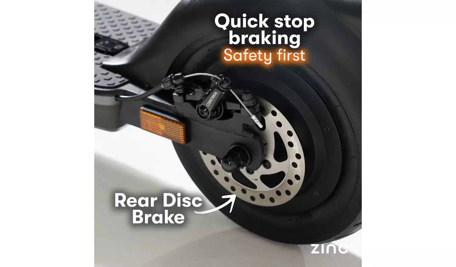 Zinc Velocity 2.0 500W Adult Folding Electric Scooter