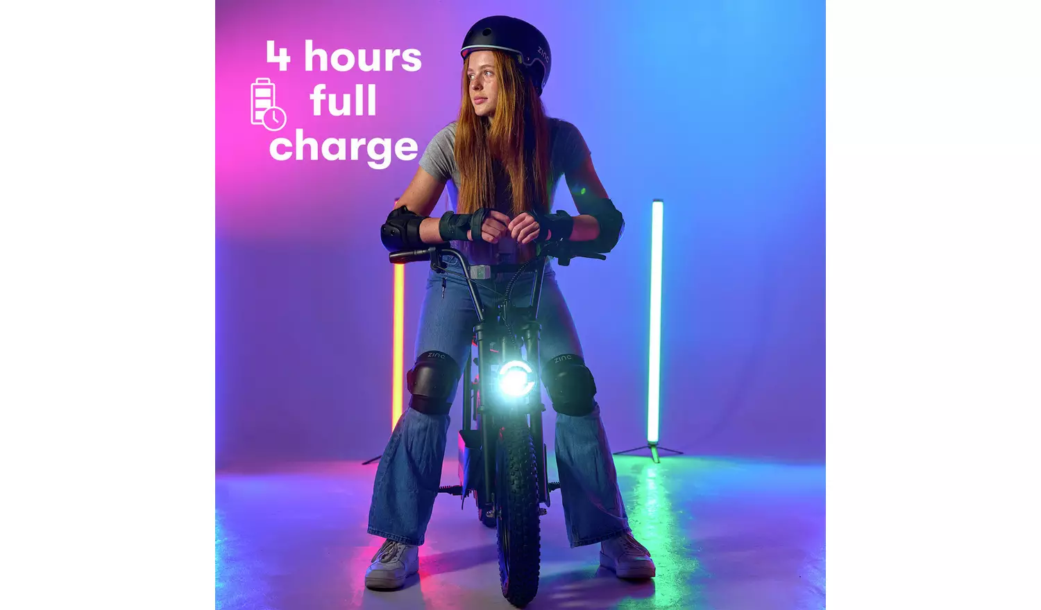 Zinc Sprinter 350W 16inch Electric Seated Scooter Ride On