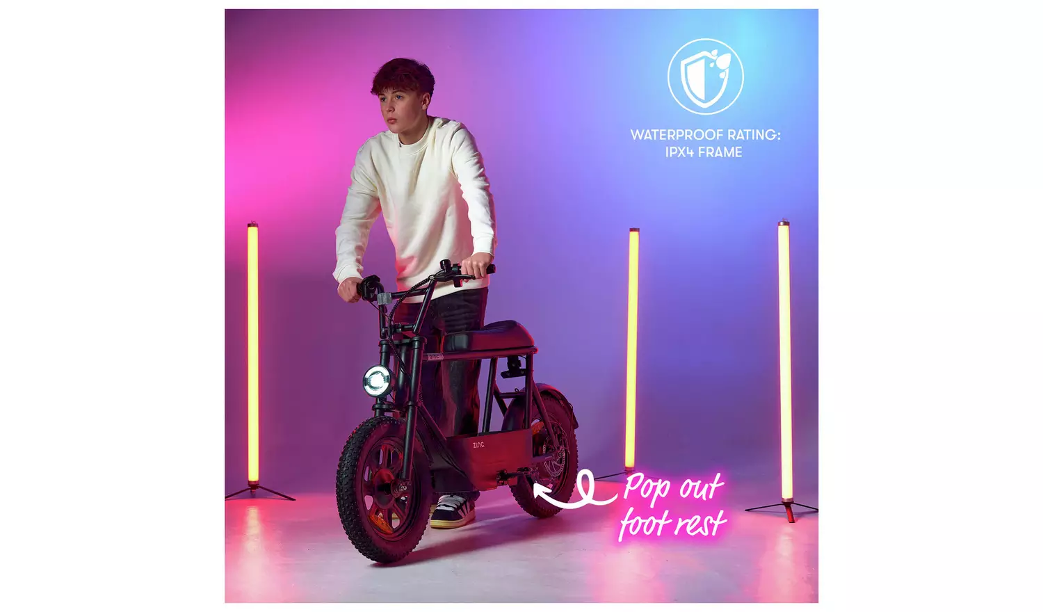 Zinc Sprinter 350W 16inch Electric Seated Scooter Ride On