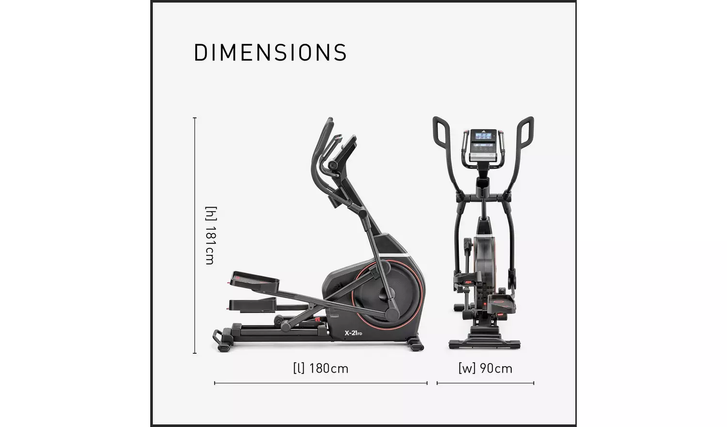 Adidas X 21FD Elliptical Cross Trainer