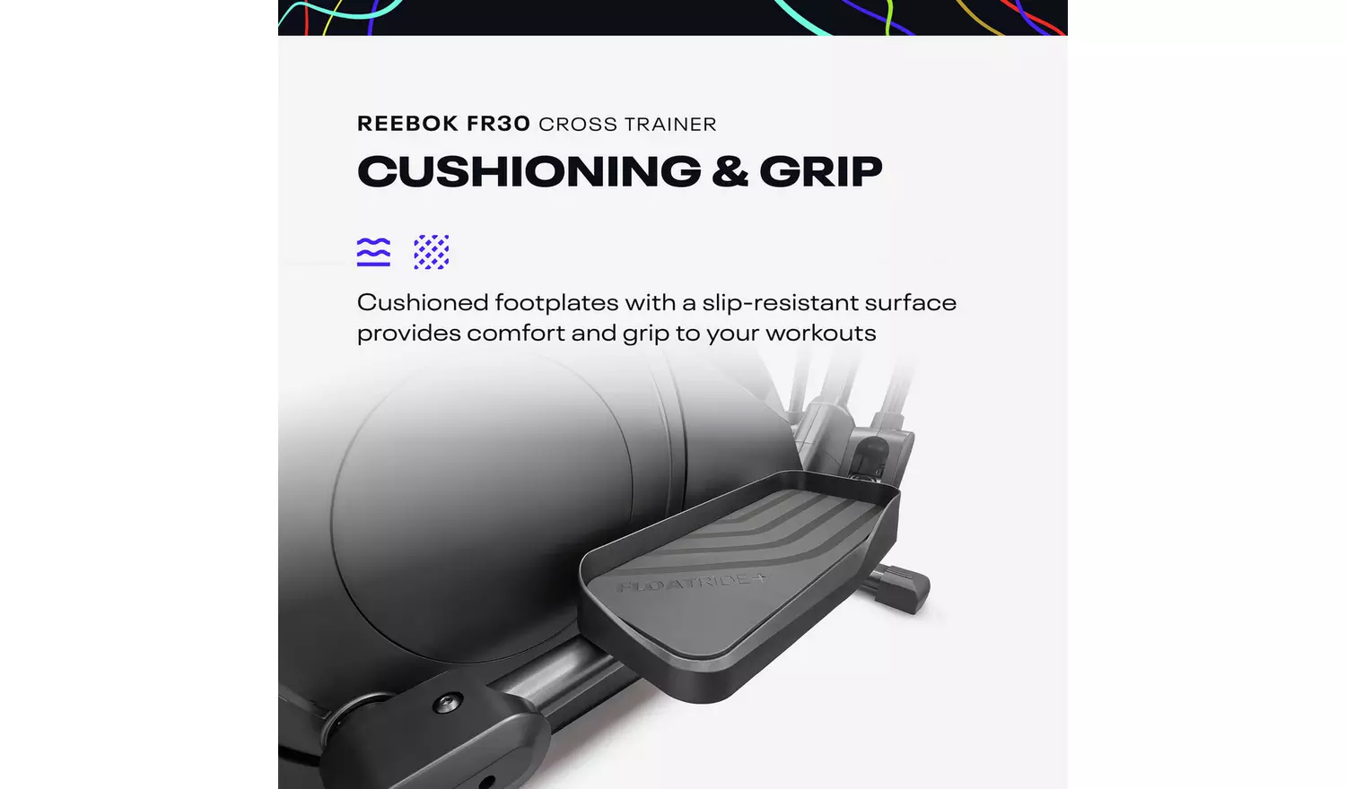 Reebok FR30 Elliptical Cross Trainer with Connected Fitness