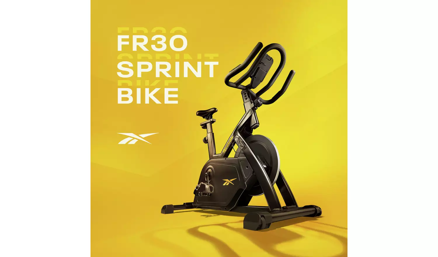 Reebok FR30 Sprint Exercise Bike with Connected Fitness