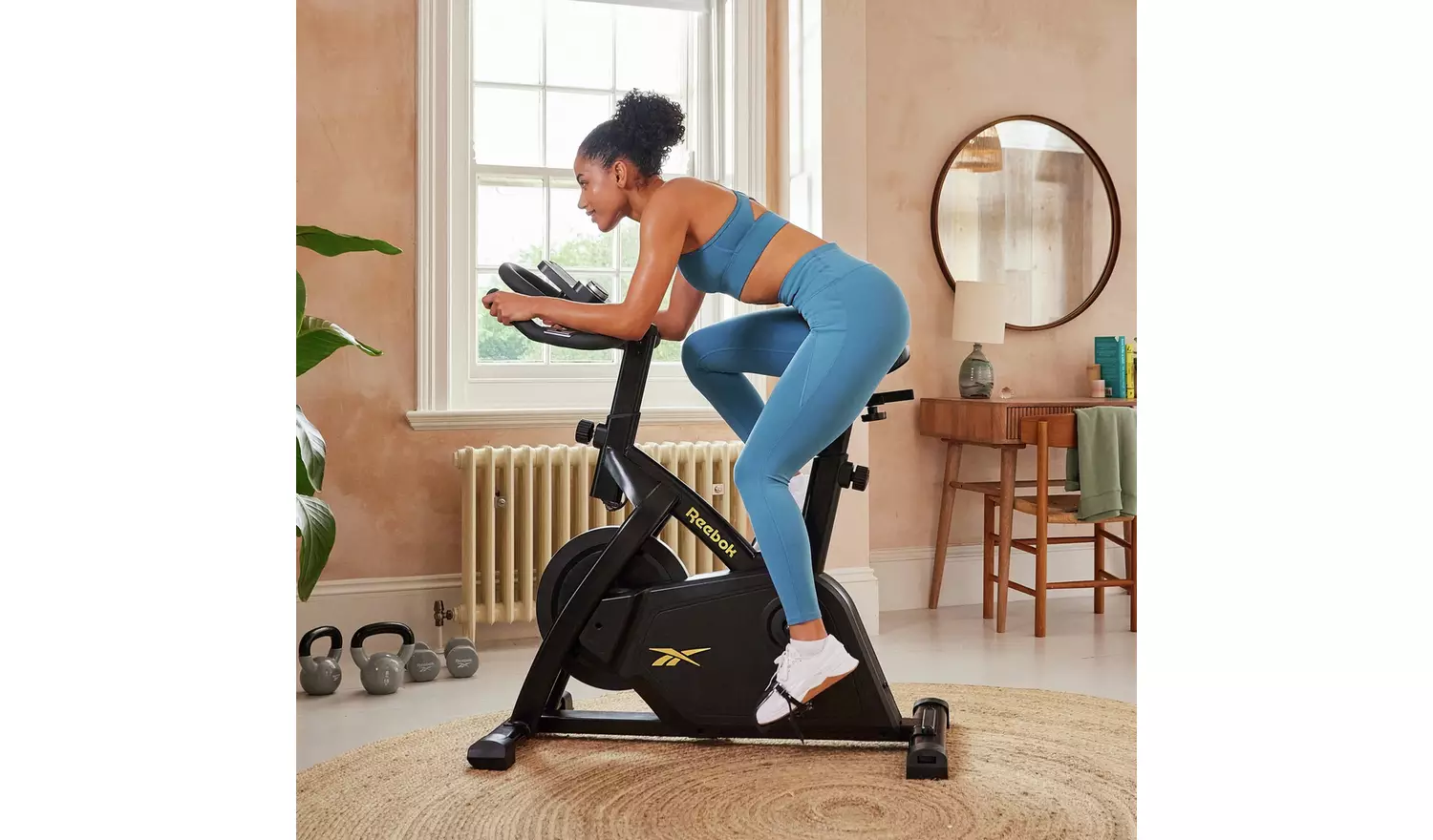 Reebok FR30 Sprint Exercise Bike with Connected Fitness